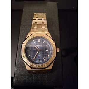 Aimana Mens Quartz Stainless Steel Water Resistant